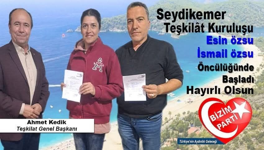 SEYDİKEMER İLÇE BAŞKANI İSMAİL ÖZSU ATANDI